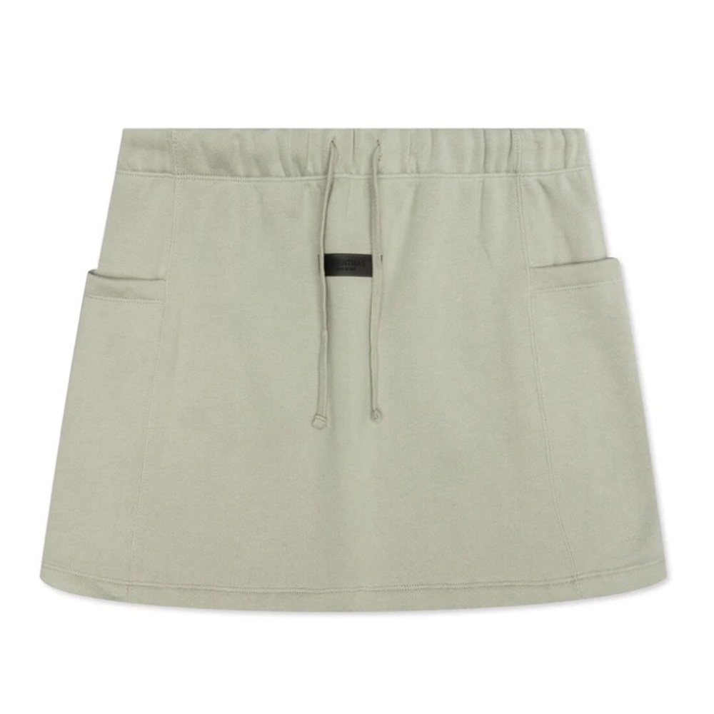 FEAR OF GOD ESSENTIALS WOMEN'S FLEECE SKIRT - SEAFOAM